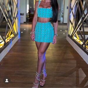 Alexis Assi Top and Tara Skirt set size M NWT